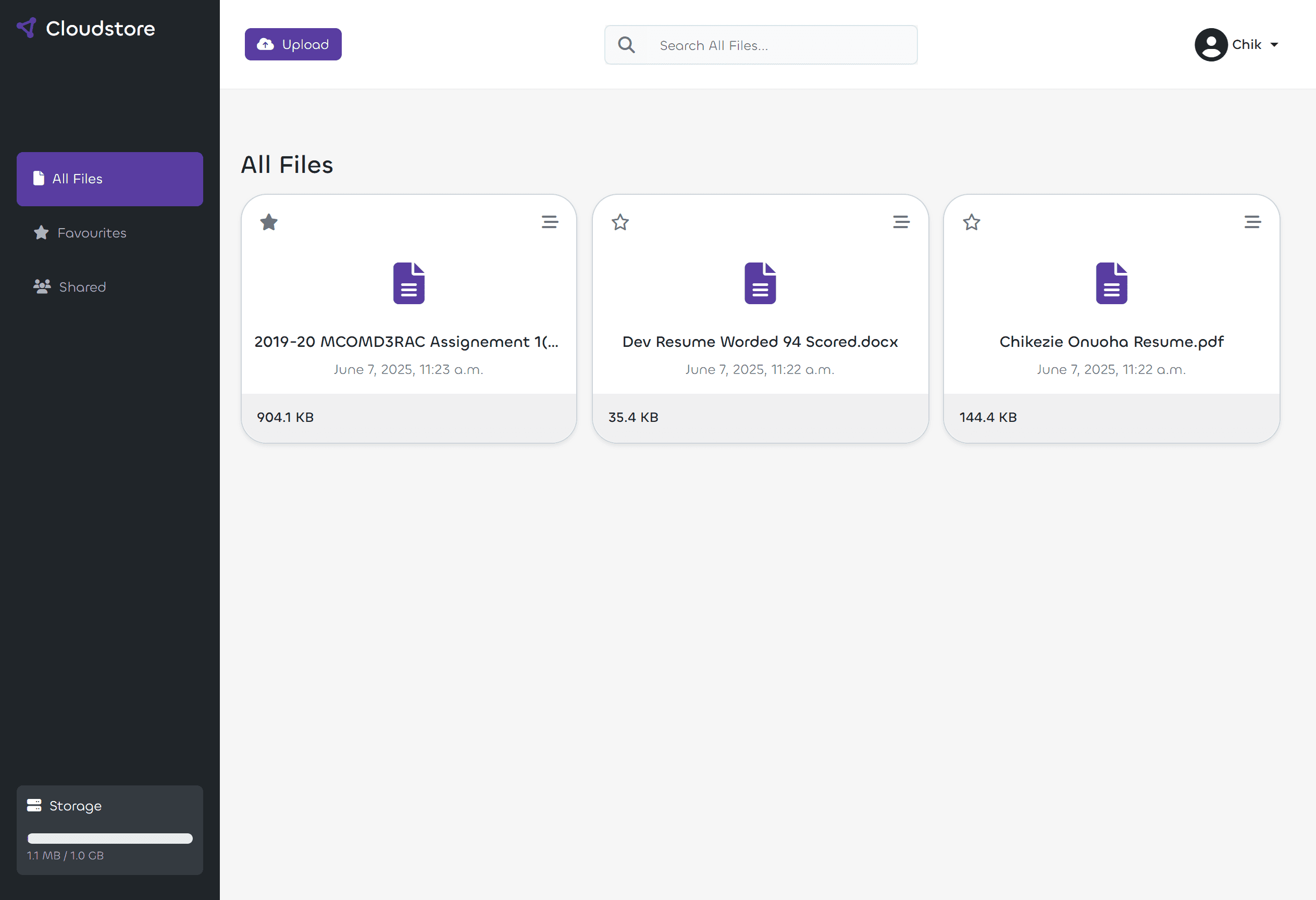 Cloudstore